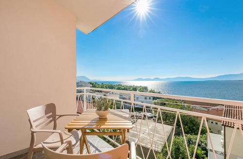 Blato Apartment | Studio flat with balcony and sea view Živogošće - Blato, Makarska (AS-22253-b)