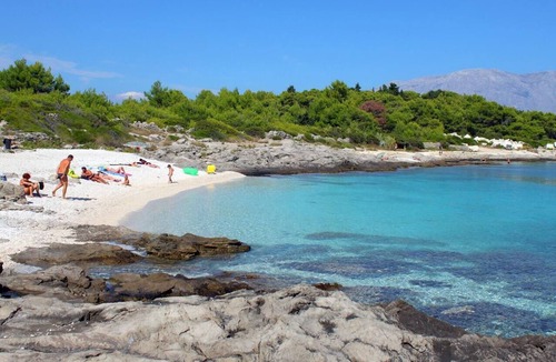 Sumartin Apartment | Studio flat with balcony and sea view Sumartin, Brač (AS-13285-a)
