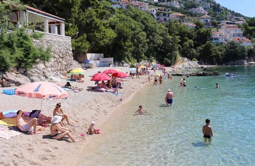 Pisak Apartment | Studio flat with balcony and sea view Pisak, Omiš (AS-4281-b)