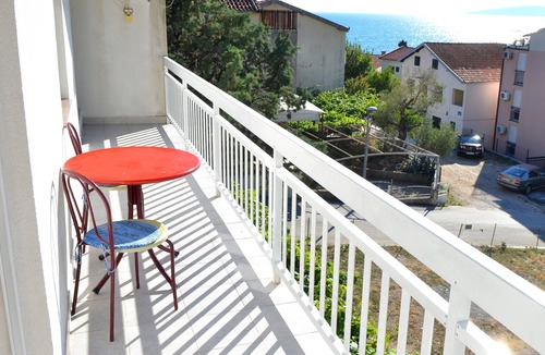 Podaca Apartment | Studio flat with balcony and sea view Podaca, Makarska (AS-2617-a)