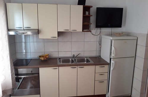 Baska Voda Apartment | Studio flat with terrace Baška Voda, Makarska (AS-6762-a)