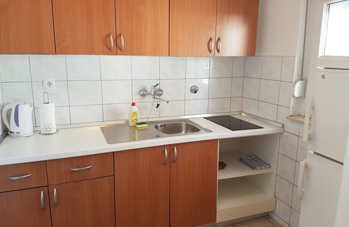 Zrce Apartment | Studio flat with terrace Novalja, Pag (AS-6504-a)