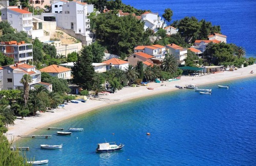 Stanici Apartment | Studio flat with terrace and sea view Stanići, Omiš (AS-10305-a)