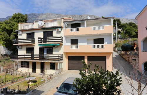 Stanici Apartment | Studio flat with terrace and sea view Stanići, Omiš (AS-10305-a)