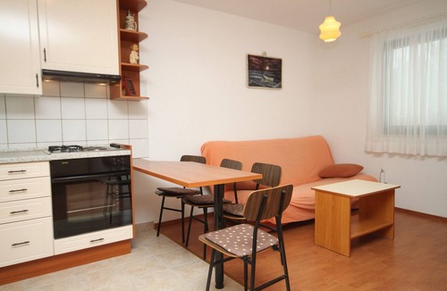 Brela Apartment | Studio flat with terrace and sea view Brela, Makarska (AS-6907-a)