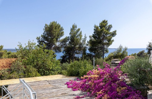 Zavala Apartment | Studio flat with terrace and sea view Zavala, Hvar (AS-8710-a)