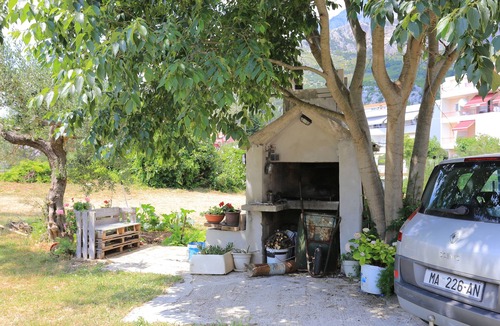 Tucepi Apartment | Studio flat with terrace and sea view Tučepi, Makarska (AS-2676-b)