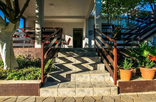 Seline Apartment | Studio mit Klimaanlage und Terrasse