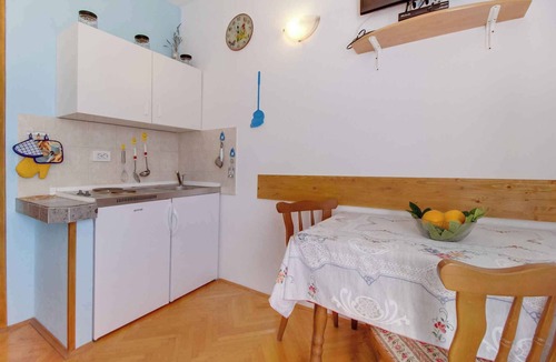 Miholascica Apartment | Studio mit Klimaanlage und Meerblick