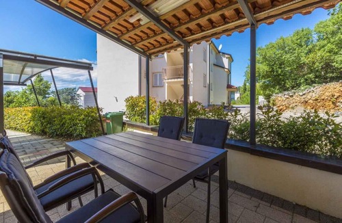 Dramalj Apartment | Studio mit Terrasse