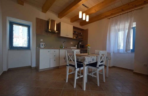Skrbcici Apartment | Studio with air conditioning in a stone house