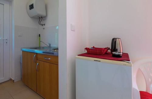 Dramalj Apartment | Studio with air conditioning and sea view