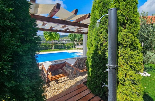 Knezovici House | Stunning private villa for 8 guests with hot tub, private pool, A/C, WIFI, TV and terrace