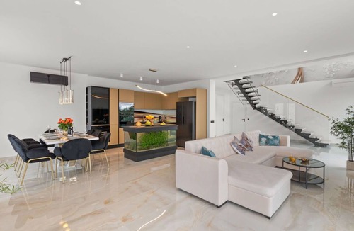 Bregi Villa | Stunning private villa for 10 guests with private pool, hot tub, A/C, WIFI, TV and terrace