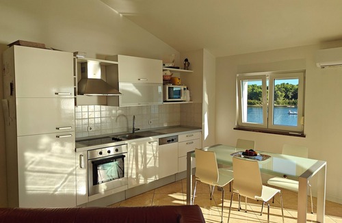 Medulin Apartment | Stunning views penthouse sea front apartment, special location with terrace