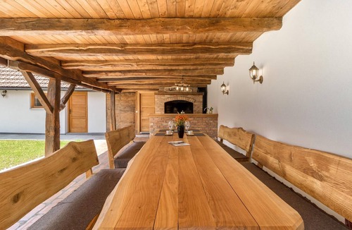 Krnjak House | This beautifully furnished cottage with hydromassage and sauna is located in a beautiful natural env