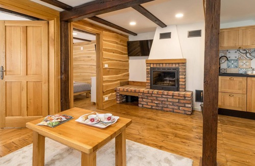 Krnjak House | This beautifully furnished cottage with hydromassage and sauna is located in a beautiful natural env