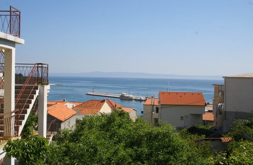 Baska Voda Apartment | Two bedroom apartment with balcony and sea view Baška Voda, Makarska (A-2709-b)