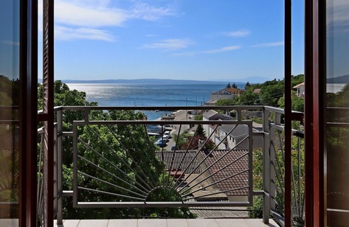 Klenovica Apartment | Two bedroom apartment with terrace and sea view Klenovica, Novi Vinodolski (A-5580-b)