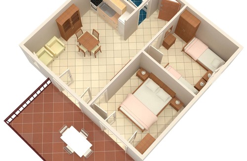 Rogoznica Apartment | Two bedroom apartment near beach Rogoznica (A-2010-b)