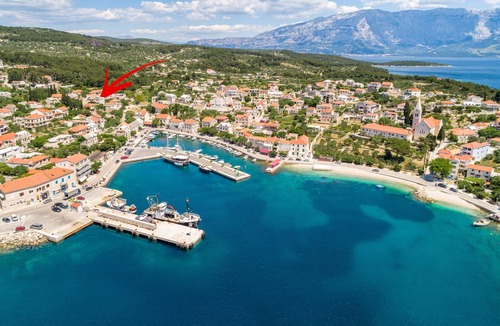 Sumartin Apartment | Two bedroom apartment with terrace and sea view Sumartin, Brač (A-2952-b)