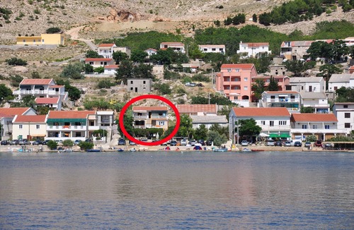 Metajna Apartment | Two bedroom apartment near beach Metajna, Pag (A-6352-a)