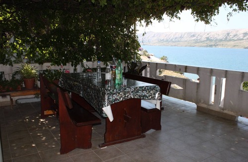 Zubovici Apartment | Two bedroom apartment with terrace and sea view Zubovići, Pag (A-6394-a)