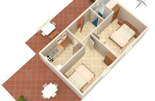 Gdinj Apartment | Two bedroom apartment near beach Cove Torac, Hvar (A-4875-a)