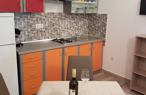Zrce Apartment | Two bedroom apartment with terrace Novalja, Pag (A-6504-b)