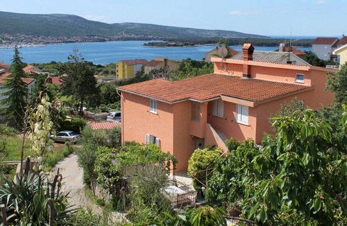 Kornic Apartment | Two bedroom apartment with terrace and sea view Kornić, Krk (A-5418-a)