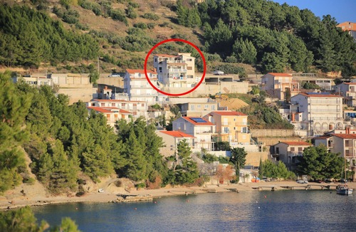 Stanici Apartment | Two bedroom apartment with terrace and sea view Stanići, Omiš (A-12723-a)