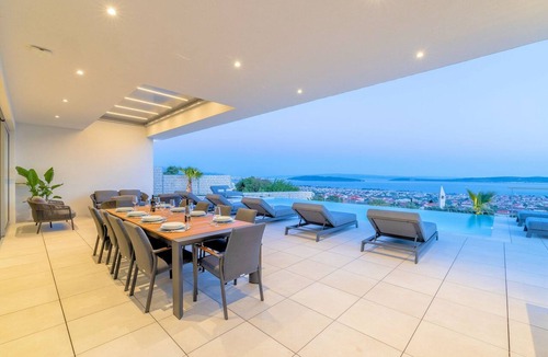 Kastel Stari Villa | Villa Azurea Vista | Trogir-Split | Infinity Pool | Sea Views | Luxury Coastal.