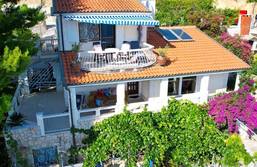 Celina Villa | VILLA BUGENVILLA full sea view, large terrace, beautiful garden, quiet location.