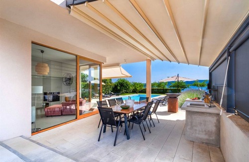 Turanj Villa | Villa Elements - beachfront villa for 10 guests with a private pool by MyWaycation
