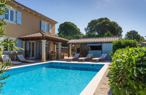 Smoljanci Villa | Villa Histria Relax for 8 people in Central Istria with sea view and children playground