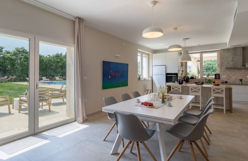Butkovici Villa | Villa Jardin - for 10 guests with 72 sq meter pool and many extras by MyWaycation