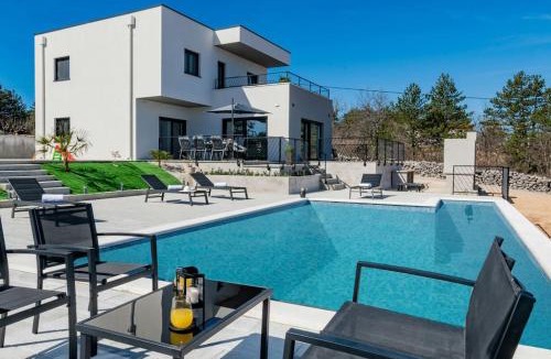 Grubine Villa | VILLA KARIN-NEW,55m2 pool,playground,amazing view,