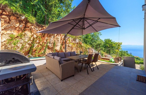 Sveta Jelena Villa | Villa Levant for 10 people near Opatija with jacuzzi & sea view
