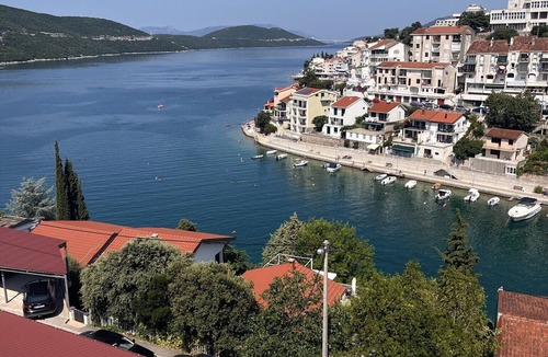 Neum Apartment | Villa Ljiljana - Studio Apartment with Terrace and Sea View A1