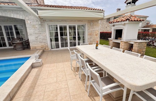 Stifanici Villa | "Villa Nina Exclusive" sea view, heated. Pool May - Sept, 1000m2 plot