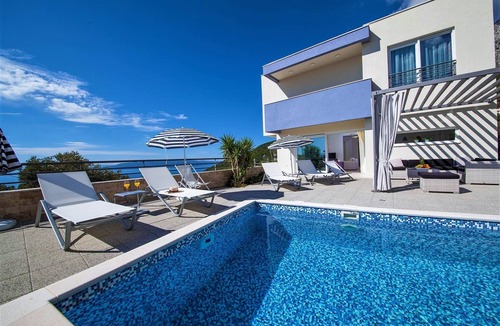 Veliko Brdo Villa | Villa Red with pool, seaview
