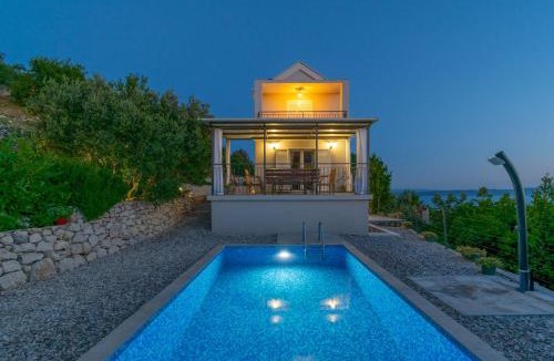 Podgora Villa | Villa with Sea View - Private Heated Pool