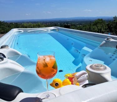 Sveti Juraj na Bregu Villa | Villa Wolf Castle - vanjski grijani bazen 365 dana i pet friendly