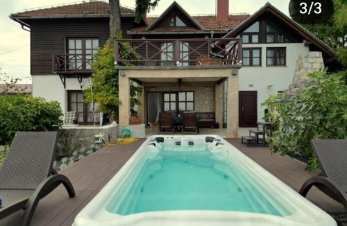 Sveti Juraj na Bregu Villa | Villa Wolf Castle - vanjski grijani bazen 365 dana i pet friendly