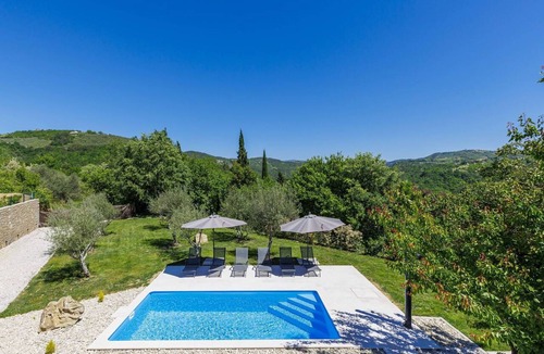Sveti Bartol Villa | Wonderful private villa for 6 guests with WIFI, private pool, A/C, TV, terrace and panoramic view