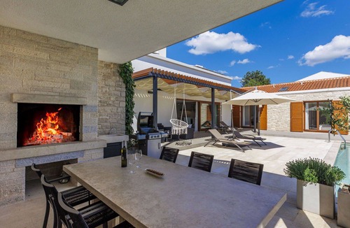 Sveti Petar u Sumi Villa | Wonderful private villa for 7 guests with WIFI, A/C, private pool, TV, terrace and pets allowed