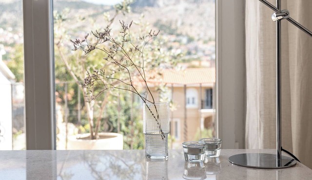 A beautifully situated apartment with a magnificent view of the old town. in Mostar