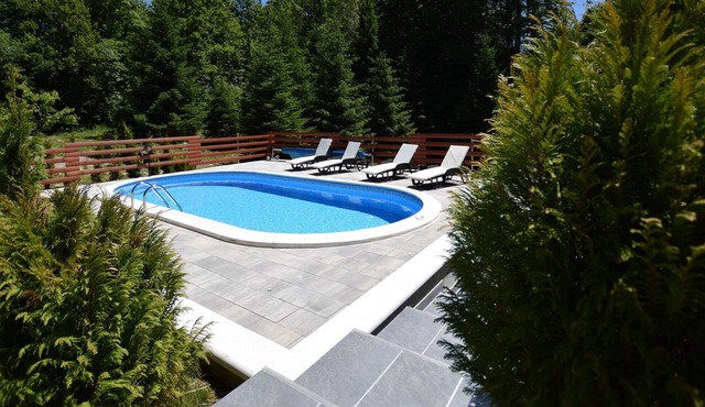 Adorable home with pool and jacuzzi for use surrounded by beautiful nature !
