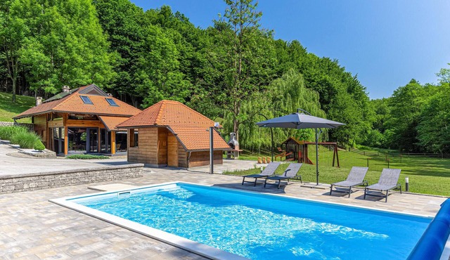 Amazing home in Vitesinec with sauna