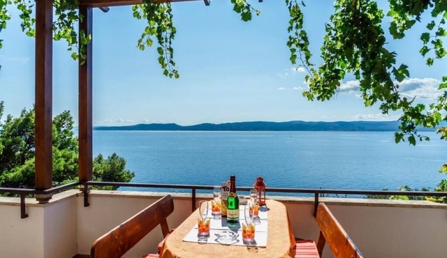 Apartment in Pisak with Seaview, Terrace, Air condition, WIFI (102-4)